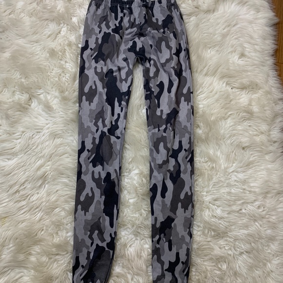 Grey camo gym leggings - Picture 1 of 1